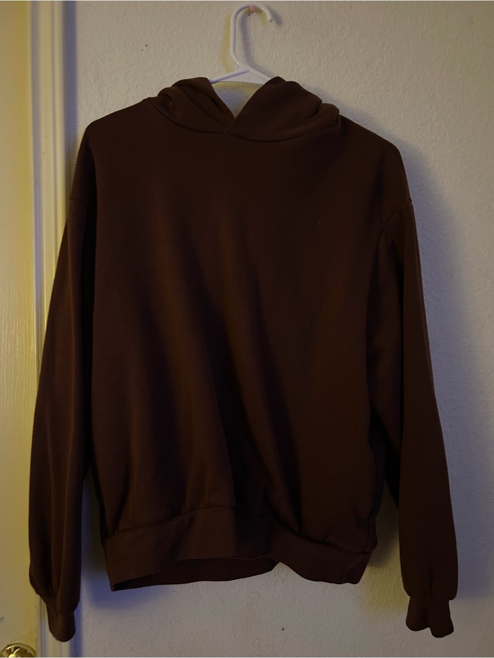 Zara womens  Brown Hoodie Sweater - Casual Pullover oversized fit